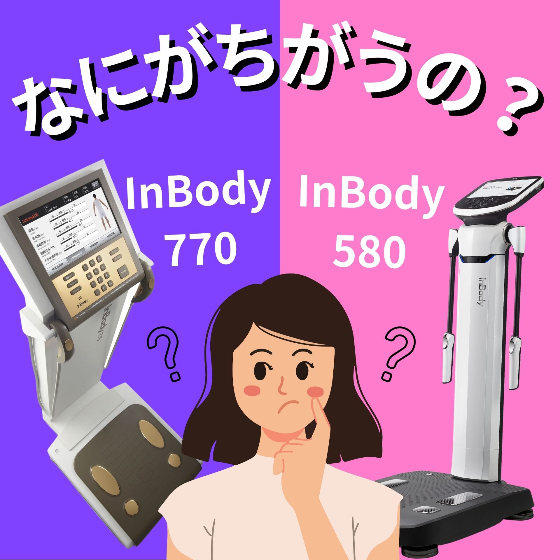 インボディ770とインボディ580の違い | インボディ（InBody）